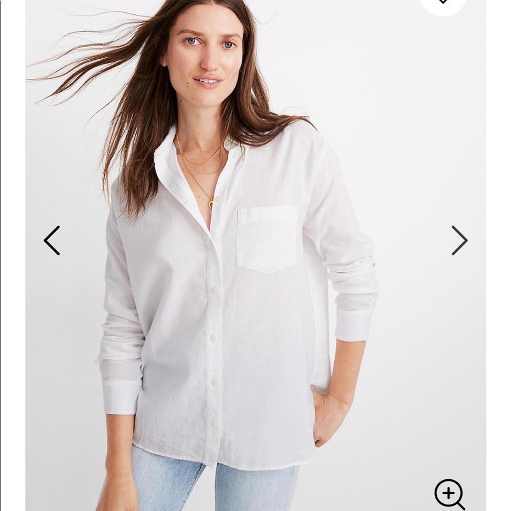 Oversized ex-boyfriend button down. Brand new